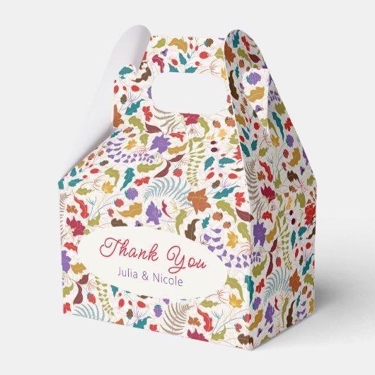 ワイルドバラウッズエキゾチック花ガーデン結婚ズ フェイバーボックス (正面サイド)