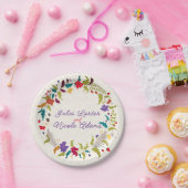 ワイルドバラウッズエキゾチック花ガーデン結婚ズ ペーパープレート (パーティー)