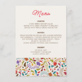 ワイルドバラウッズエキゾチック花ガーデン結婚ズ メニュー (正面)