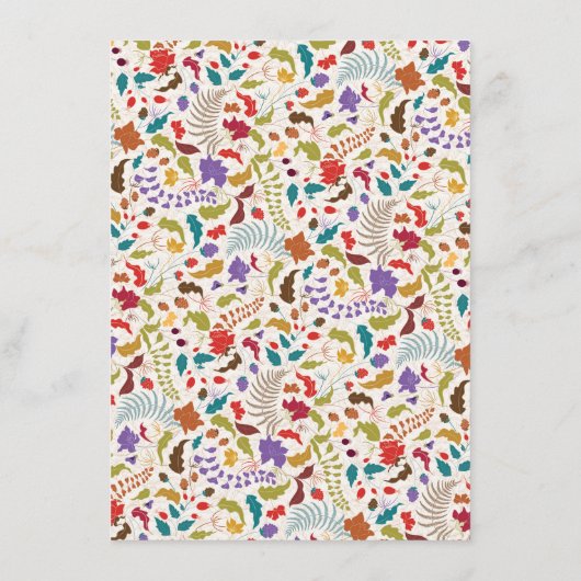 ワイルドバラウッズエキゾチック花ガーデン結婚ズ メニュー (裏面)