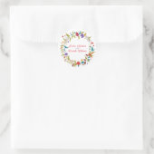 ワイルドバラウッズエキゾチック花ガーデン結婚ズ ラウンドシール (バッグ)