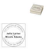 ワイルドバラウッズエキゾチック花ガーデン結婚ズ ラバースタンプ (押印)