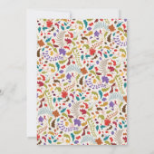 ワイルドバラウッズエキゾチック花ガーデン結婚ズ 招待状 (裏面)