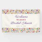 ワイルドバラウッズエキゾチック花ガーデン結婚ズ 横断幕 (横)