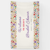 ワイルドバラウッズエキゾチック花ガーデン結婚ズ 横断幕 (縦)