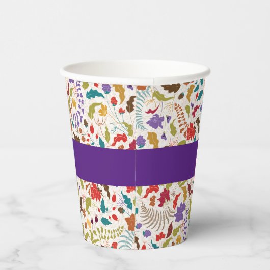 ワイルドバラウッズエキゾチック花ガーデン結婚ズ 紙コップ (右)