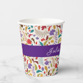 ワイルドバラウッズエキゾチック花ガーデン結婚ズ 紙コップ (正面)