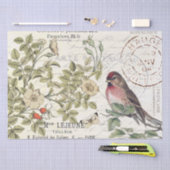 ワイルドバラカルテポストアルソンバードスクフランスのリプト 薄葉紙 (クラフト)