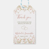 ワイルドバラカントリーウェディング ギフトタグ (裏面)