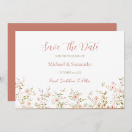 ワイルドバラカントリーウェディング セーブザデート