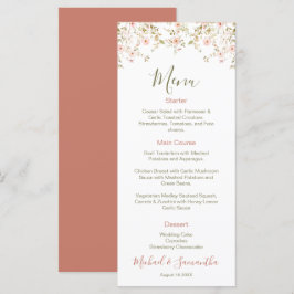 ワイルドバラカントリーウェディング メニュー