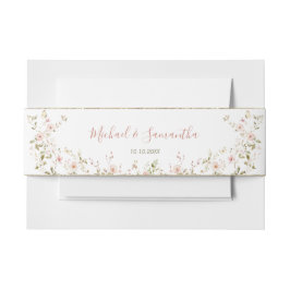 ワイルドバラカントリーウェディング 招待状ベリーバンド