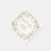 ワイルドバラキッズファースト誕生日紙 スタンダードカクテルナプキン (角)