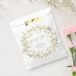 ワイルドバラキッズファースト誕生日紙 フェイバーバッグ