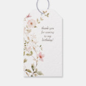 ワイルドバラキッズファースト誕生日 ギフトタグ (裏面)