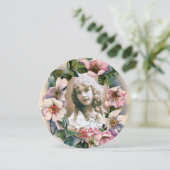 ワイルドバラクラウンスウィート16サークル写真テンプレート 招待状 (スタンド正面)