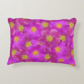 ワイルドバラシームレスパターン アクセントクッション (裏面)