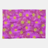 ワイルドバラシームレスパターン キッチンタオル (横)