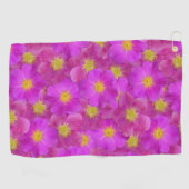 ワイルドバラシームレスパターン ゴルフタオル (横)