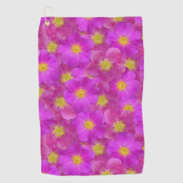 ワイルドバラシームレスパターン ゴルフタオル