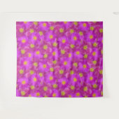 ワイルドバラシームレスパターン タペストリー (正面(横))