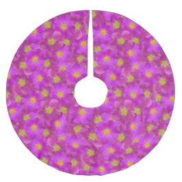 ワイルドバラシームレスパターン ブラッシュドポリエステルツリースカート