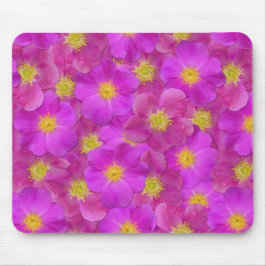 ワイルドバラシームレスパターン マウスパッド