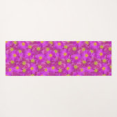 ワイルドバラシームレスパターン ヨガマット (裏面(横))