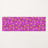 ワイルドバラシームレスパターン ヨガマット (正面(横))