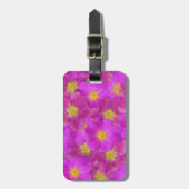 ワイルドバラシームレスパターン ラゲッジタグ (正面縦)