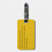 ワイルドバラシームレスパターン ラゲッジタグ (裏面縦)