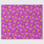 ワイルドバラシームレスパターン ラッピングペーパー (フラット)