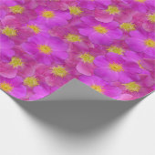 ワイルドバラシームレスパターン ラッピングペーパー (角)