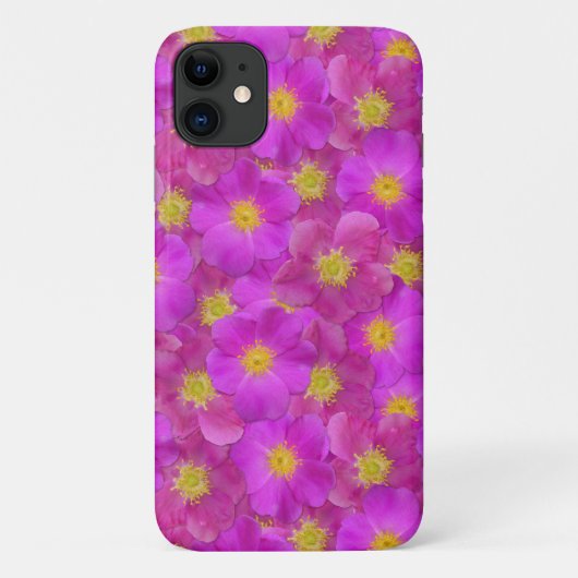 ワイルドバラシームレスパターン Case-Mate iPhoneケース (裏面)