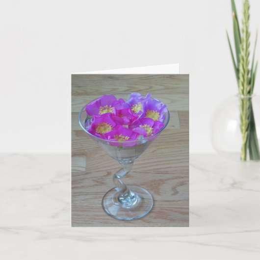 ワイルドバラノートカード カード (正面)