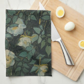 ワイルドバラバイビンセント・ヴァン・ゴッホ キッチンタオル (四つ折り)