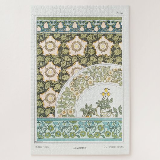 ワイルドバラバイモーリスピラードヴェルヌイユ ジグソーパズル (縦)