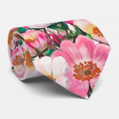 ワイルドバラパターン ネクタイ (ロール)