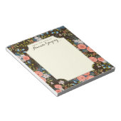 ワイルドバラフローラガーデンパーソナライズされたメモ帳 ノートパッド (アングル)