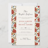 ワイルドバラフローラガーデン情事リハーサルディナー 招待状 (正面)