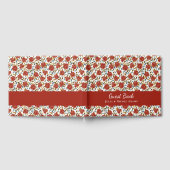 ワイルドバラフローラ花びらガーデンアジ結婚ーズ ゲストブック (全面)