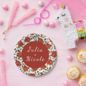 ワイルドバラフローラ花びらガーデンアジ結婚ーズ ペーパープレート (パーティー)