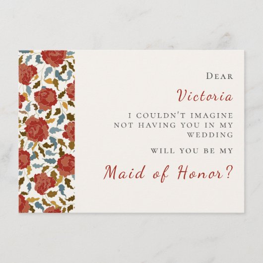 ワイルドバラフローラ花びらガーデンアジ結婚ーズ メニュー (正面)