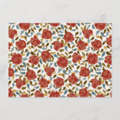 ワイルドバラフローラ花びらガーデンアジ結婚ーズ メニュー (裏面)