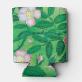 ワイルドバラローザカニナ開花 缶クーラー (裏面)