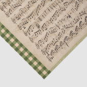 ワイルドバラヴィンテージシート音楽チェックティッシュペーパー 薄葉紙 (詳細)
