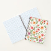 ワイルドバラ水彩スパイラルノート ノートブック (内部)