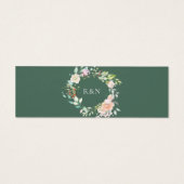 ワイルドバラ結婚ガーランドのWebサイトRSVP (裏面)