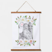 ワイルドバラ縁どグ・マザーズ・デイの写真 吊り下げ型タペストリー (正面)