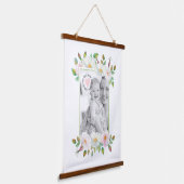 ワイルドバラ縁どグ・マザーズ・デイの写真 吊り下げ型タペストリー (傾斜あり)